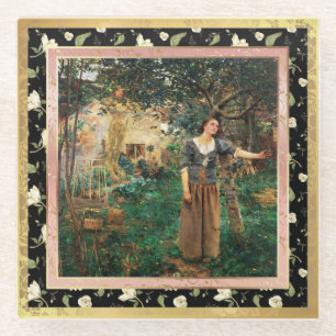 Dessous-de-verre En Verre Jeanne d'Arc de Jules Bastien-Lepage