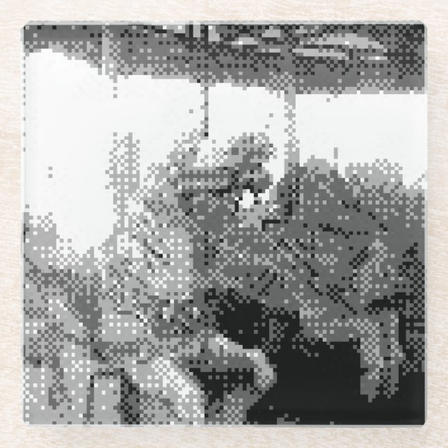 Dessous-de-verre En Verre joyeux tour (Devant)