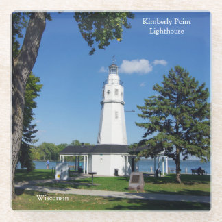 Dessous-de-verre En Verre Kimberly Point Lighthouse glass coaster