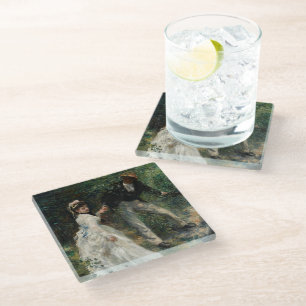 Dessous-de-verre En Verre La Promenade Renoir Impressionniste Peinture Art