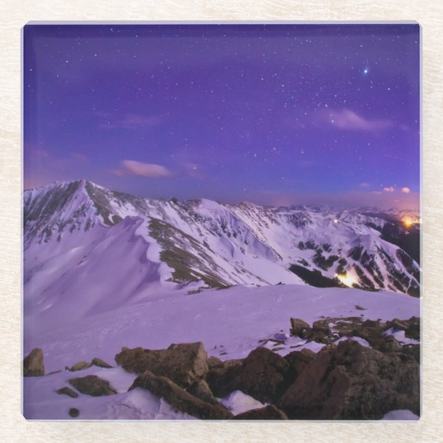 Dessous-de-verre En Verre La vue céleste du cupidon (Devant)