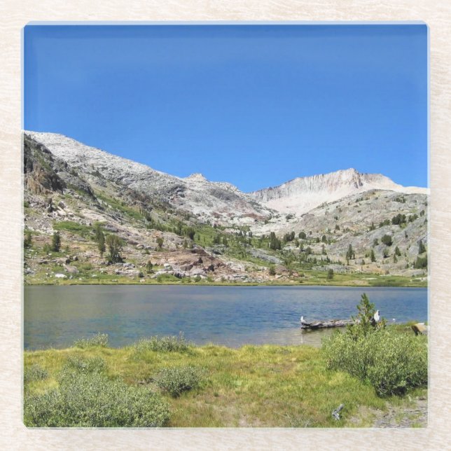 Dessous-de-verre En Verre Lac Shell, col Tioga, Californie (Devant)