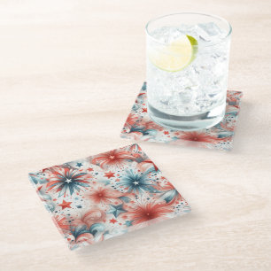 Dessous-de-verre En Verre L'Amérique fête