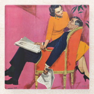 Dessous-de-verre En Verre L'année du mécontentement