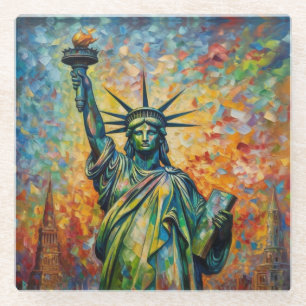 Dessous-de-verre En Verre L'aube de la liberté