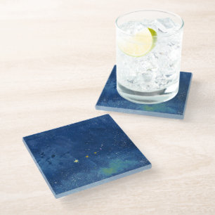 Dessous-de-verre En Verre Le ciel étoilé