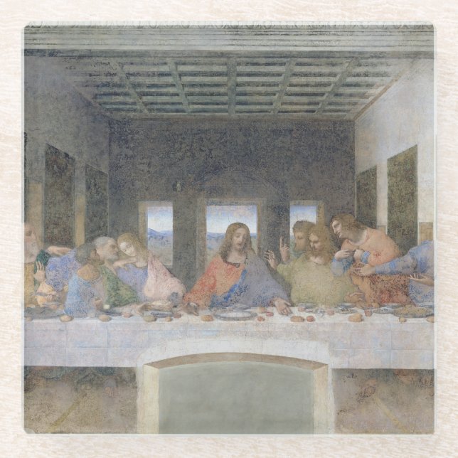 Dessous-de-verre En Verre Le dernier dîner, 1495-97 2 (Devant)