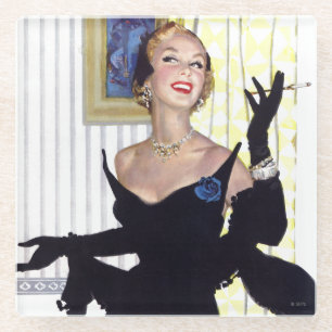 Dessous-de-verre En Verre Les femmes intelligentes ont trop 2 ans dangereux