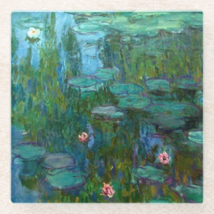 Dessous-de-verre En Verre Les nymphéas de Claude Monet