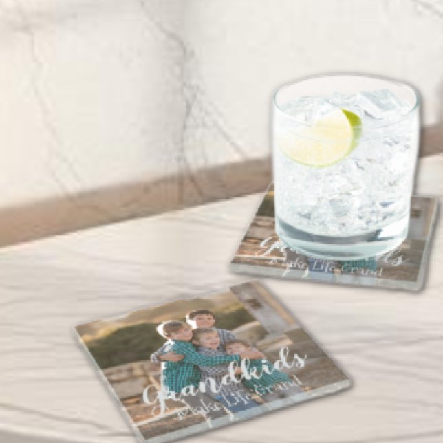 Dessous-de-verre En Verre Les petits font la vie grand (Créateur téléchargé)