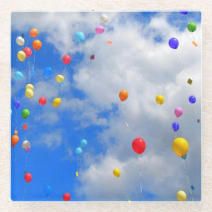 Dessous-de-verre En Verre libération de bulle