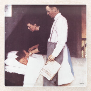 Dessous-de-verre En Verre Liberté de la peur