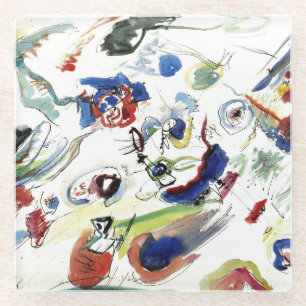 Dessous-de-verre En Verre L'oeuvre Abstraite de Kandinsky