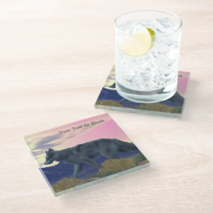 Dessous-de-verre En Verre Loup de grand pays