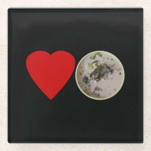 Dessous-de-verre En Verre Love Thai Green Curry ... Thaïlande