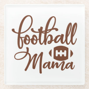Dessous-de-verre En Verre Mama Footballeur