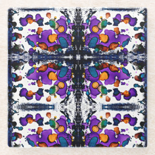Dessous-de-verre En Verre Mardi Gras