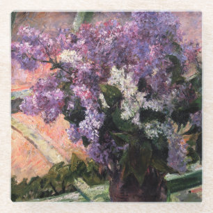 Dessous-de-verre En Verre Mary Cassatt - Lilas dans une fenêtre