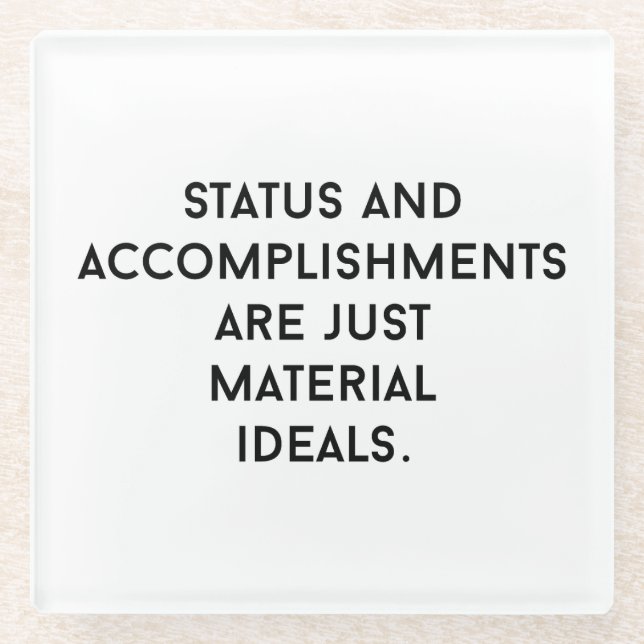 Dessous-de-verre En Verre Matériau Idéal Dessous de verre en verre (Devant)