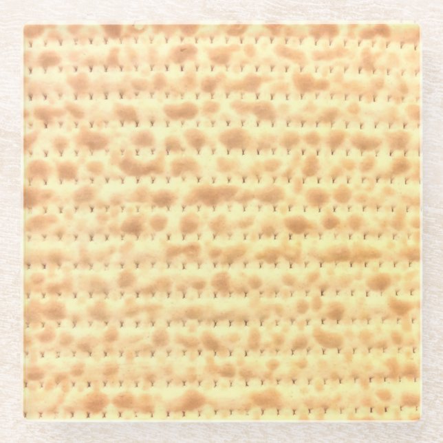 Dessous-de-verre En Verre Matzo Matzah Passover 4Joshua (Devant)