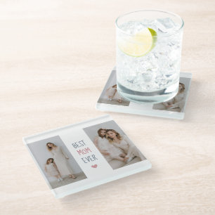 Dessous-de-verre En Verre Meilleur Dessous de verre de verre personnalisé po