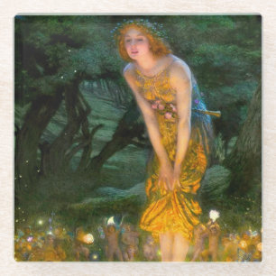Dessous-de-verre En Verre Midété Eve Edward Robert Hughes