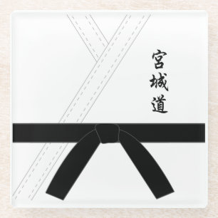 Dessous-de-verre En Verre Miyagi Do Karate