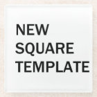 Modèle Dessous de verre en verre