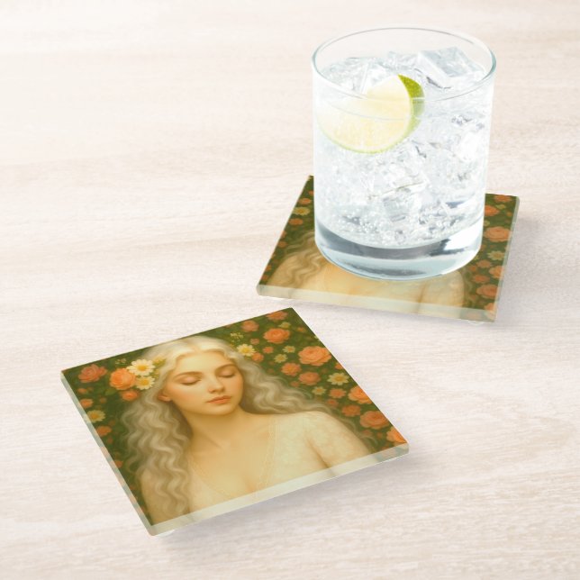 Dessous-de-verre En Verre mon (Incliné)