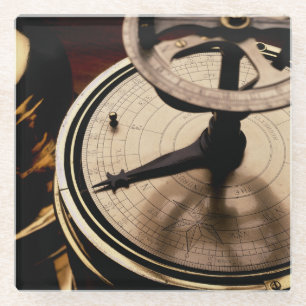 Dessous-de-verre En Verre Montre solaire équinoxiale   1880