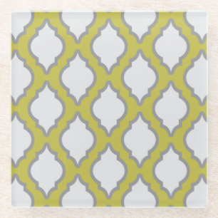 Dessous-de-verre En Verre Motif arabe de style