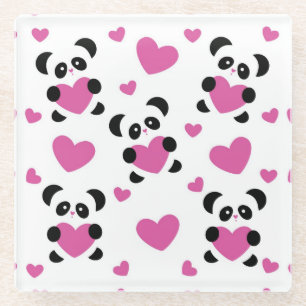 Dessous-de-verre En Verre Motif au jour de l'amour