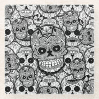 Motif de crânes de sucre