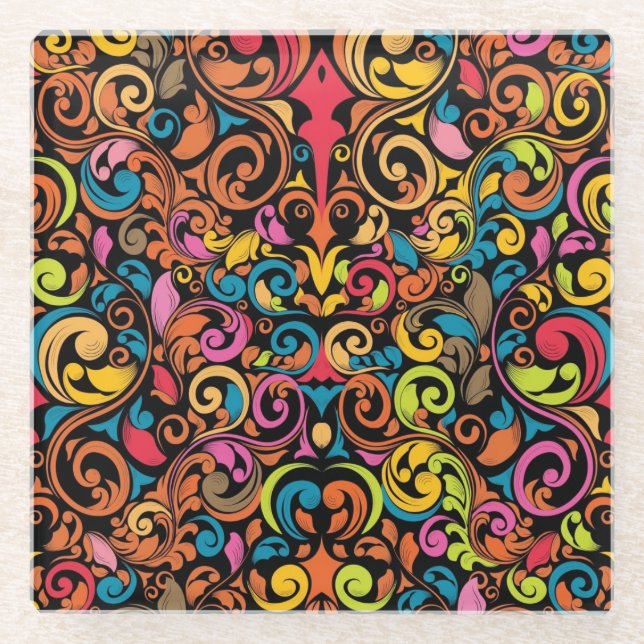 Dessous-de-verre En Verre Motif génial (Devant)