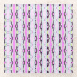 Dessous-de-verre En Verre Motif rose unique