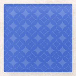 Dessous-de-verre En Verre Motif royal bleu shippo