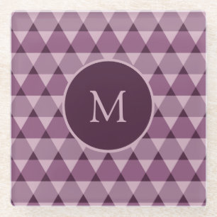 Dessous-de-verre En Verre Motif triangles