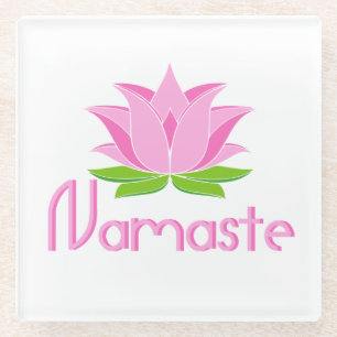 Dessous-de-verre En Verre Namaste
