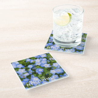 Dessous-de-verre En Verre NEMOPHILA(Baby Blue Eyes)
