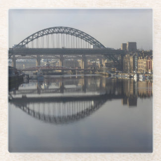 Dessous-de-verre En Verre Newcastle Quayside & the Tyne Bridge