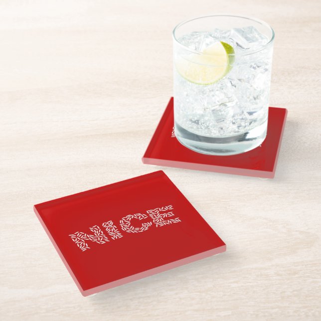 Dessous-de-verre En Verre Nice Riz (Incliné)