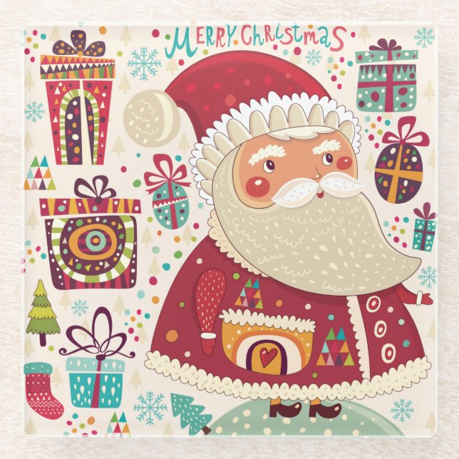 Dessous-de-verre En Verre Noël (Devant)