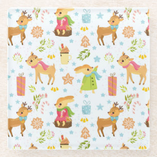 Dessous-de-verre En Verre Noël mignon