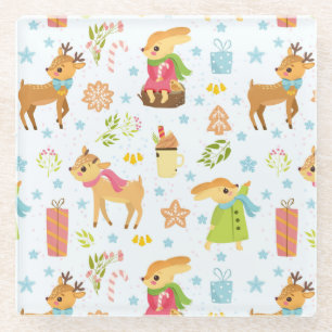 Dessous-de-verre En Verre Noël mignon