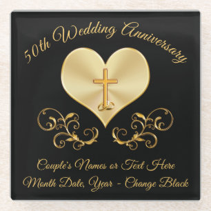 Dessous-de-verre En Verre Noir et dessous de verre d'idées de cadeau