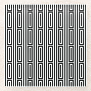 Dessous-de-verre En Verre Origine ethnique abstraite