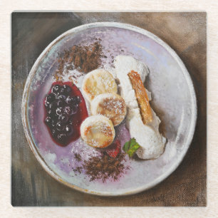Dessous-de-verre En Verre Pancakes au fromage aux baies - Gourmandise