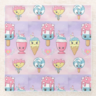 Dessous-de-verre En Verre Papier Napkin