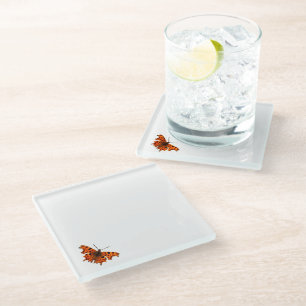 Dessous-de-verre En Verre Papillon de virgule