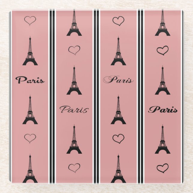 Dessous-de-verre En Verre Paris (Devant)